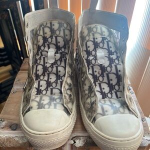 Dior Transparent High-Tops with Monogram EU41